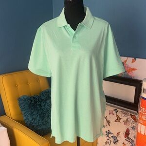 Mint Green Polo Shirt size medium